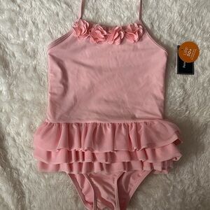 Gymboree Pink Ruffle Kids Swim One Piece